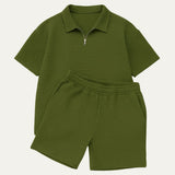 The Redford Co-Ord Set - Polo & Shorts for Men