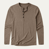 The Cromwell Long Sleeve Cotton Polo for Men