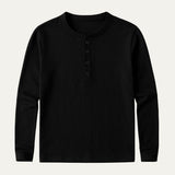 The Cromwell Long Sleeve Cotton Polo for Men