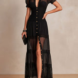 JULIETTE | LONG LACE DRESS