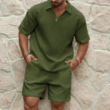 The Redford Co-Ord Set - Polo & Shorts for Men