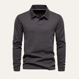 The Porto Long Sleeve Modern Cotton Shirt for Men