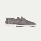 Classic Suede Loafer Grey
