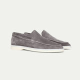 Classic Suede Loafer Grey